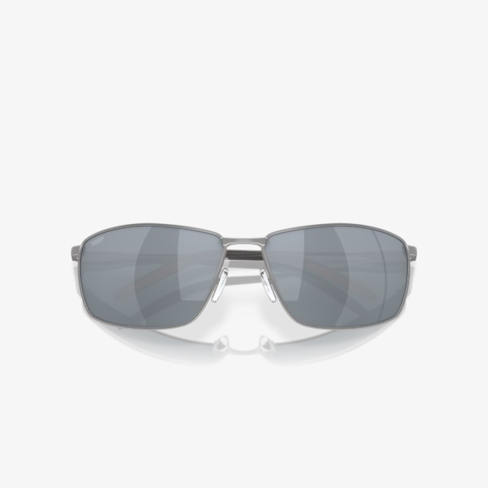 Costa 6S6009 Turret Metallic Silver Sunglasses with Gray Lenses